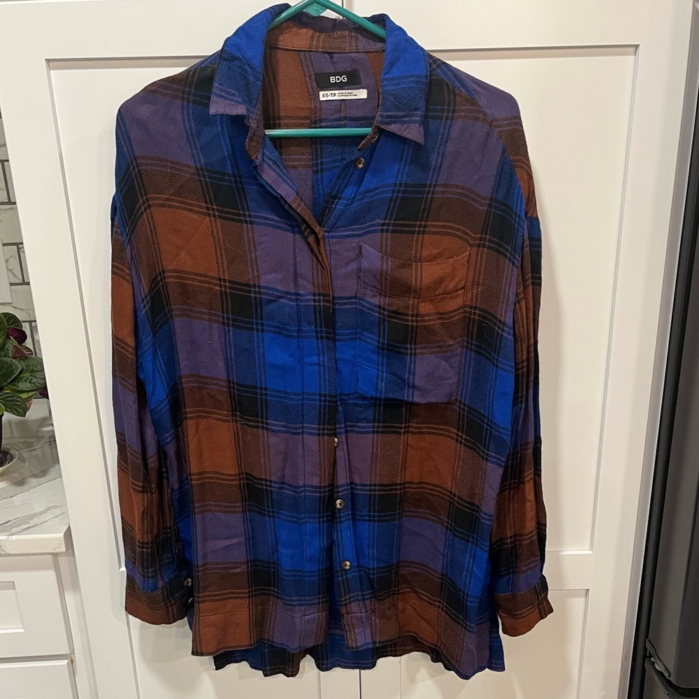 Urban Outfitters BDG Flannel Plaid Shirt